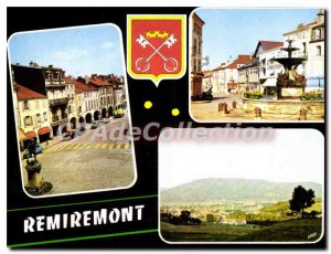 Modern Postcard Remiremont Vosges La Grande Rue Place de la Courtine General ...