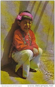 Five Year Old Hopi Indian Boy Smiling For The Camera