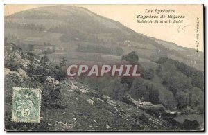 Old Postcard The Pyrenees Bagneres de Bigorre Vallee Saint and Bedat