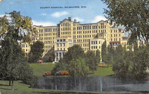 County Milwaukee, Wisconsin, USA Hospital 1957 