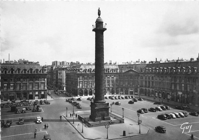 BG2760 la place vendome  paris  CPSM 14x9.5cm france