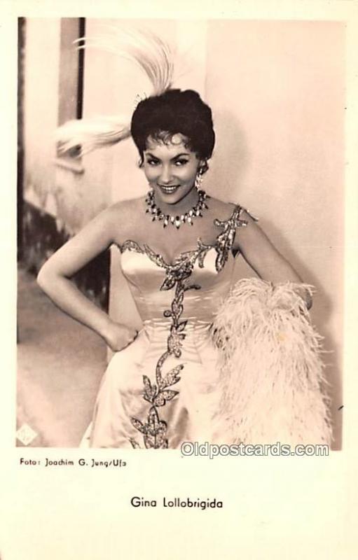 Gina Lollobrigida Movie Star Actor Actress Film Star Unused 