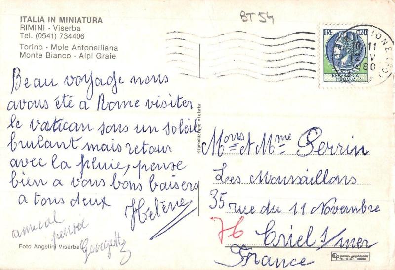 BT054 Rimini viserba   Italy