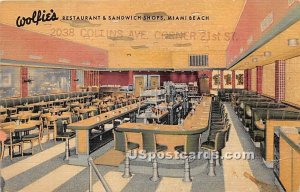 Wolfie's Restaurant & Sandwich Shops - Miami Beach, Florida FL  