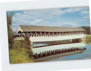 Postcard Covered Bridge, Groveton, New Hampshire