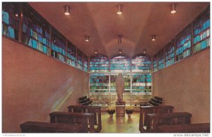 Interior View of Sanctuary, Our Lady of Lourdes Shrine, University of Detroit...