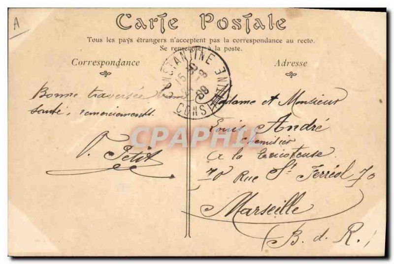 Old Postcard Army Artillery Regiment mountain d & # 39Afrique