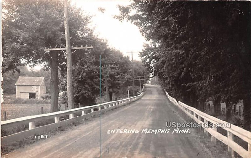 Entering in Memphis, Michigan