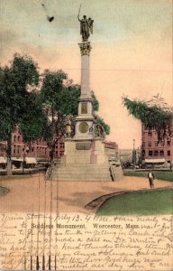 Massachusetts Worcester Soldiers Monument 1905