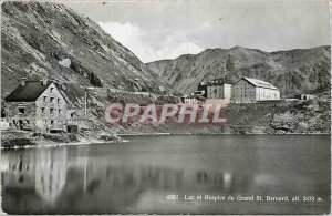 Old Postcard Lake and Great St. Bernard Hospice