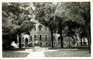 RPPC  Court House - Hastings  Michigan MI - Unused Postcard