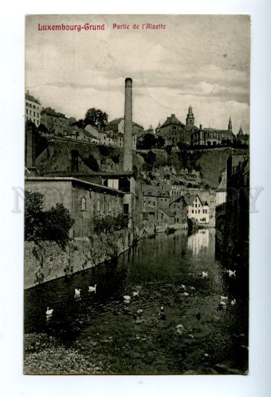 158208 LUXEMBOURG GRUND Alzette Vintage RPPC