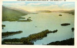 NY - Lake George. Looking out from Tongue Mountain