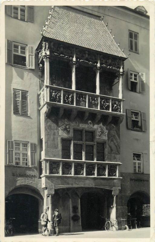 Innsbruck Goldenes Dachl rppc Austria