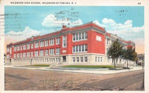 Wildwood High School Wildwood-by-the Sea, New Jersey Postcard