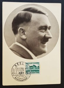 GERMAN EMPIRE THIRD REICH ORIGINAL POSTCARD - ADOLF HITLER - 'THE FUHRER