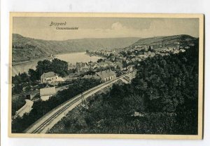 415880 GERMANY BOPPARD Grand Hotel Bellevue-Rheinhotel ADVERTISING 1913 y RPPC