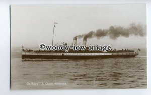 f0668 - Scottish Ferry - Queen Alexandra , built 1912 - postcard