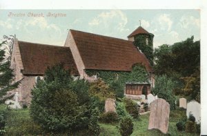 Sussex Postcard - Preston Church - Brighton - Ref 20072A