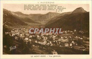 Old Postcard Auvergne Mont Dore General view