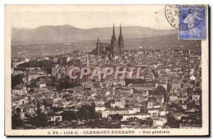 Old Postcard Clermont Ferrand General view