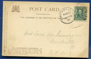 Porterfield Residence Vicksburg Mississippi ms Tuck old Postcard