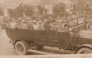 Reliance Cars Antique 1900s Carriage Coach Real Photo Paignton Devon Postcard