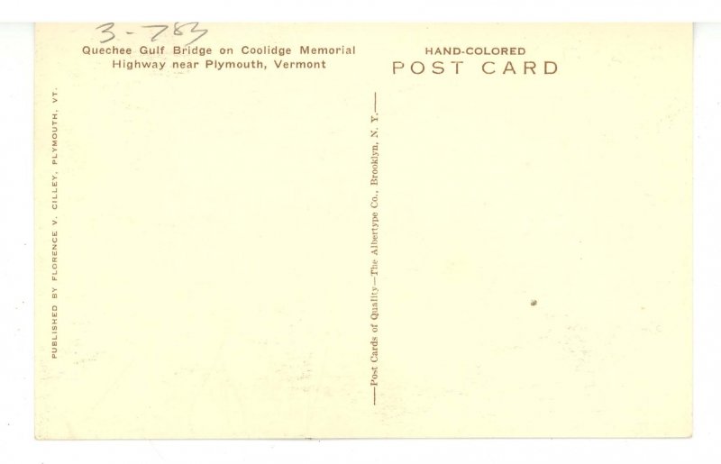 VT - Quechee. Quechee Gulf Bridge