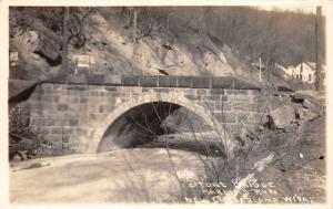 E90/ New Cumberland West Virginia RPPC Postcard c1930s Stone Bridge Hardin