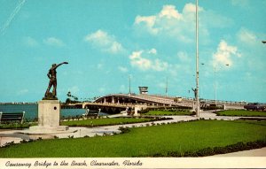 Florida Clearwater Causeway Bridge To The Beach With Soldiers and Sailors Mon...