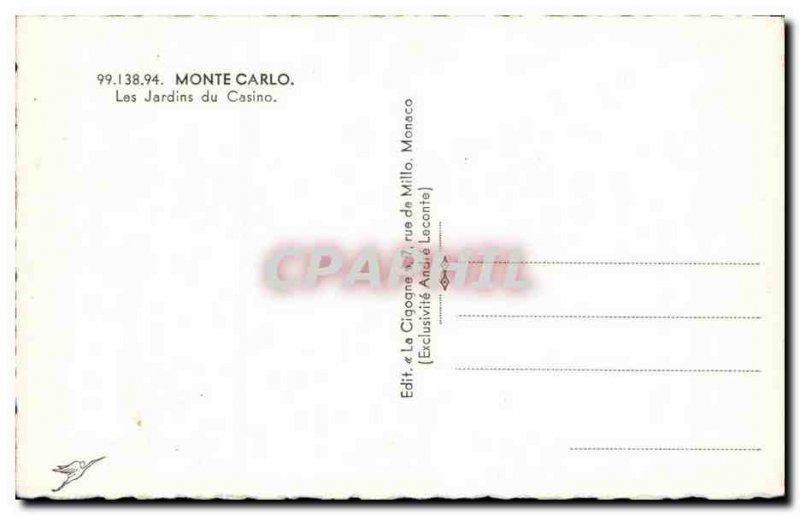 Old Postcard Monte Carlo