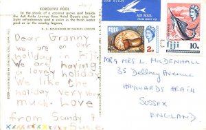 Korolevu Pool Fiji Writing on back 