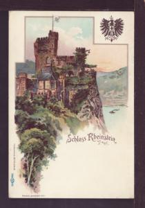 Gruss Aus Rheinstein Castle Germany Post Card 2940