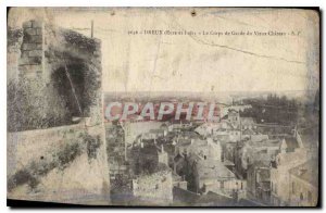 Old Postcard Dreux I and L Corps Gaide du Vieux Chateau