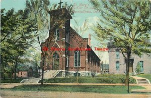 6 Postcards, Marshalltown Iowa, Various Scenes, Church-Court House-School