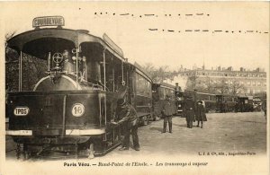 CPA PARIS Vecu. Rond-Point de l'Etoile. Les tramways a vapeur (575002)