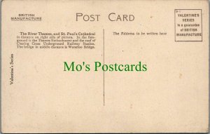 London Postcard - The Thames at Waterloo Bridge  RS27169