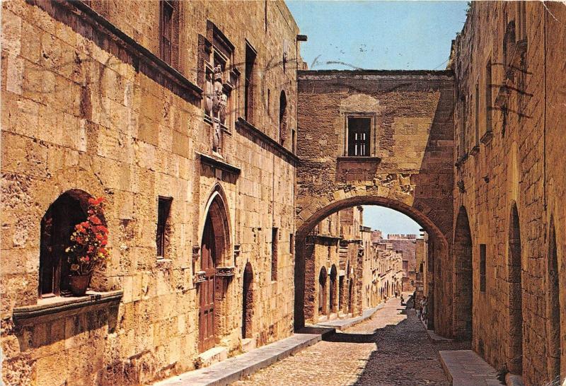 B51191 Rhodes la rue des Chevaliers  greece