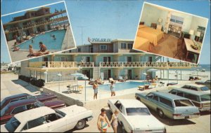 Sea Isle City New Jersey NJ Polaris Motel Swimming Pool Vintage Postcard