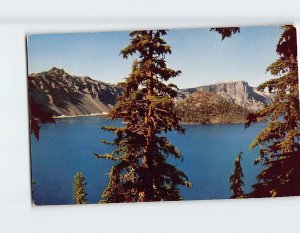 Postcard Crater Lake Oregon USA