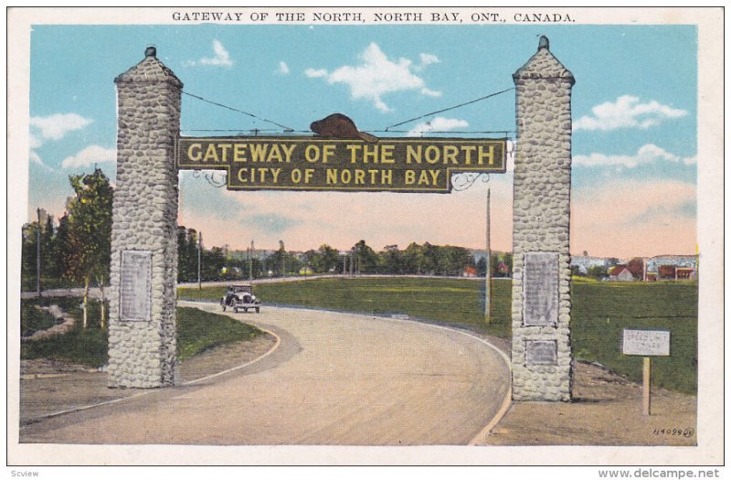 ONTARIO, Canada, 1900-1910´s; Gateway Of The North, City Of North Bay