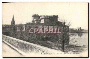 Old Postcard Tarascon view of the castle of King Rene