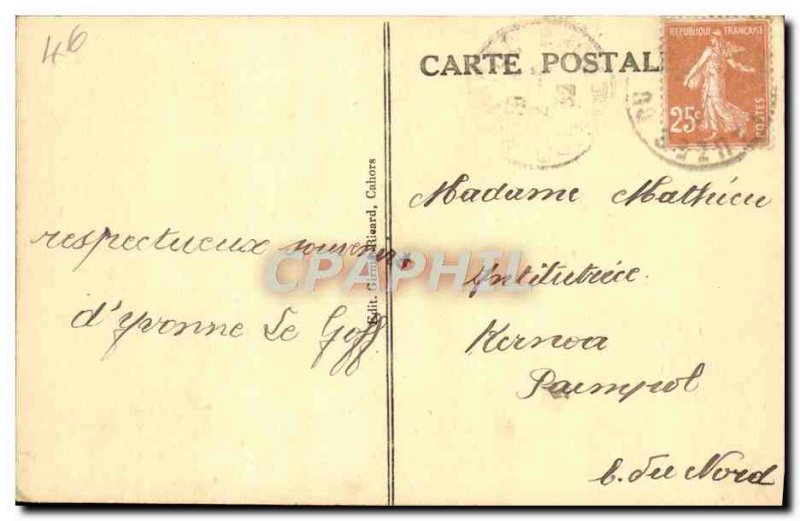 Postcard Old Cahors Pont Valentre