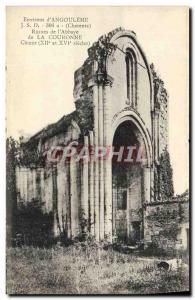 Old Postcard Environs d & # 39Angouleme From Ruins & # 39Abbaye De La Couronn...