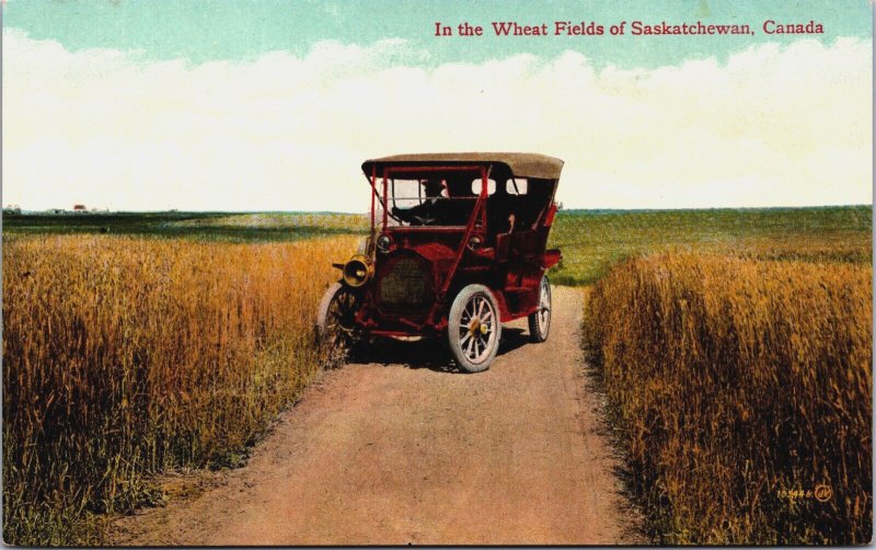 Canada In The Wheat of Saskatchewan Canada Vintage Postcard C057