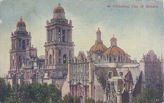 Mexico Cathedral City of Mexico