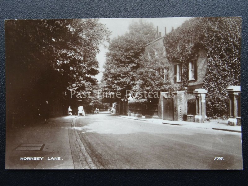 London N6 CROUCH END Hornsey Road - Old RP Postcard by N.L.P.P. Co Finsbury Park