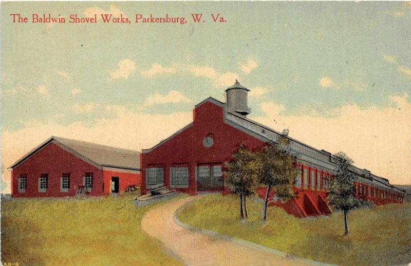 J20/ Parkersburg West Virginia W Va Postcard c1910 Baldwin Shovel Factory 284