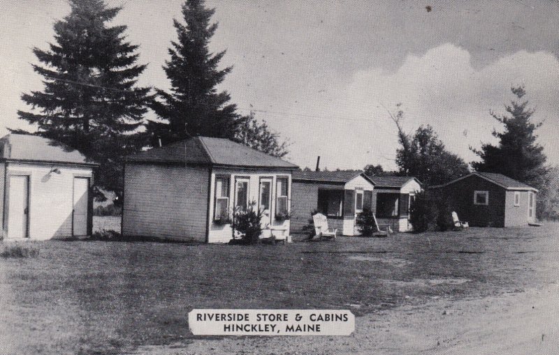 Maine Hinckley Riverside Store and Cabins Dexter Press