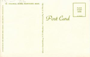 MA - Nantucket. Colonial Mansions